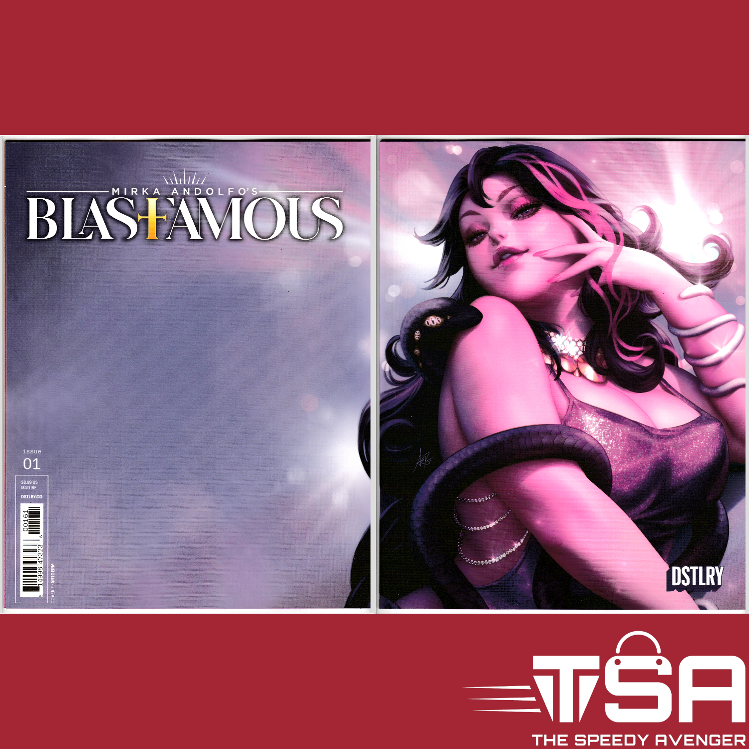 BLASFAMOUS #1 Stanley Artgerm Lau Variant Wraparound 2024 DSTLRY Mirka Andolfo