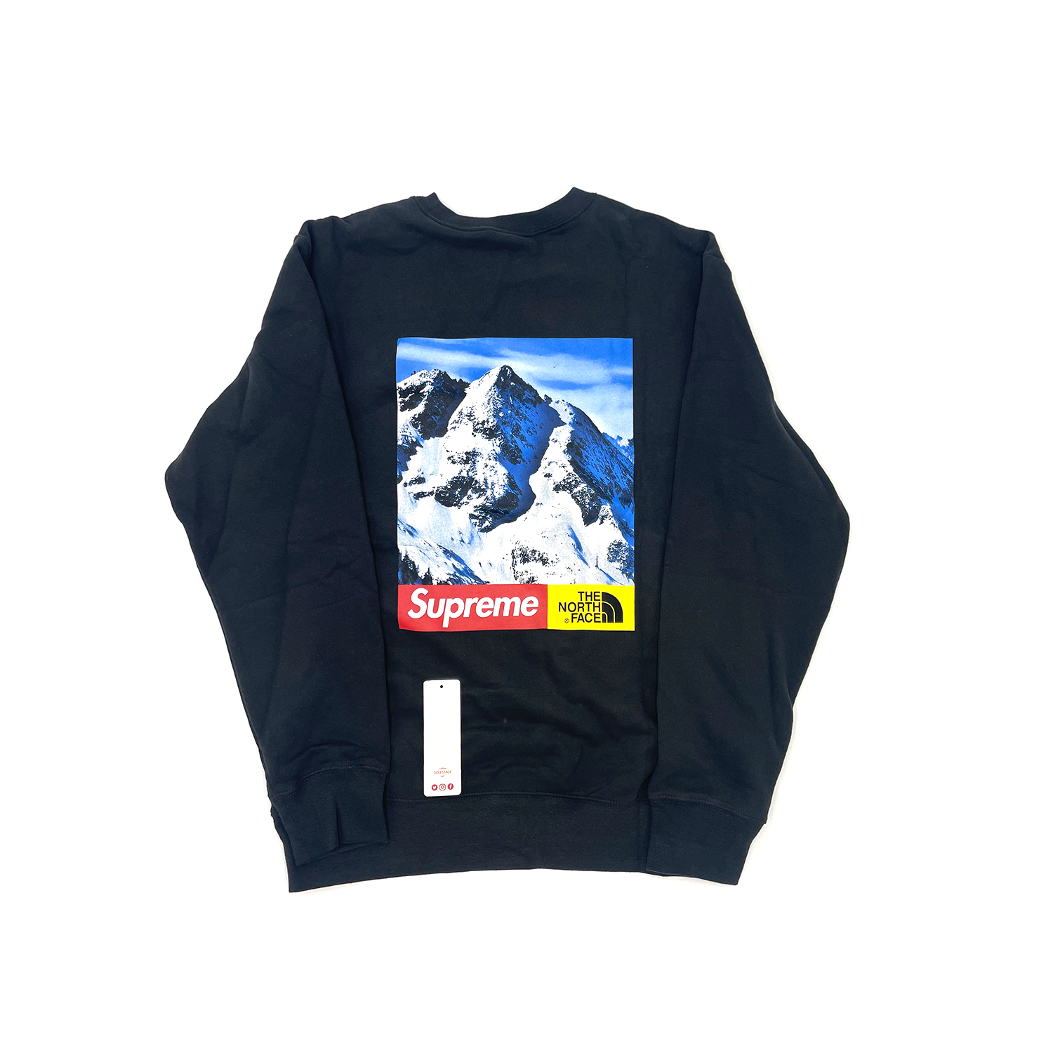 Supreme TNF Mountain Crewneck Sweatshirt Black (NF0A3LHZJK3 Supreme TNF Mountain Crewneck Sweatshirt Black (NF0A3LHZJK3