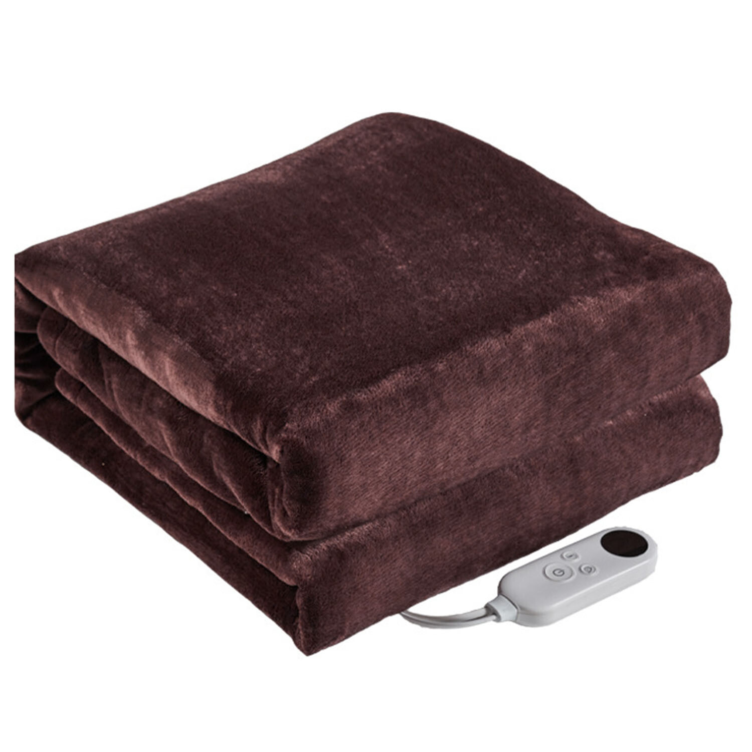 Electric Heated Plush Throw Blanket Machine Washable 50"x60" Soft & Comfortable