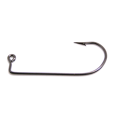 100 1/0 Eagle Claw 570BP Black Platinum Jig Hooks for Jig Molds