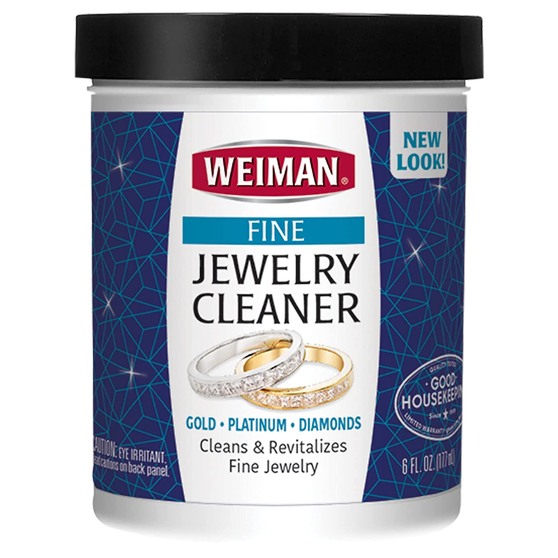 WEIMAN JEWELRY CLEANER KIT Silver Gold Diamond Repair Restore Polish Liquid 6 Oz
