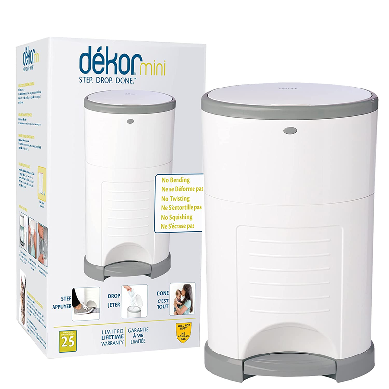 Trash Pail Can Baby Disposal Odor Control Closed Cell Abs Home Nursery