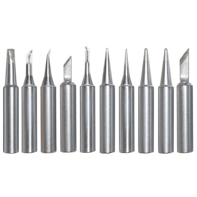 Soldering Iron Tips 10 Pcs 900M Solder Tips Replacement for Hakko, TENMA, Qui...