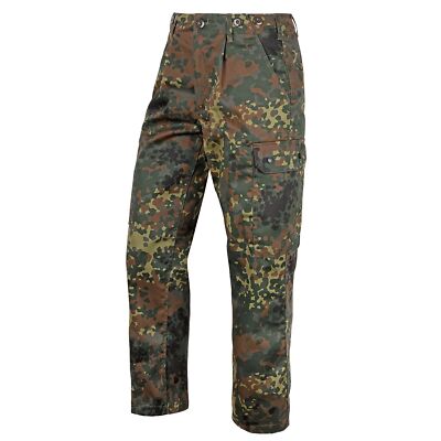 Original german army pants camo flecktarn NEW item Size:L