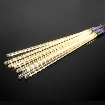 50cm 384 LED String Lights Snowfall Meteor Rain 8 Tube Xmas Tree Outdoor Xmas