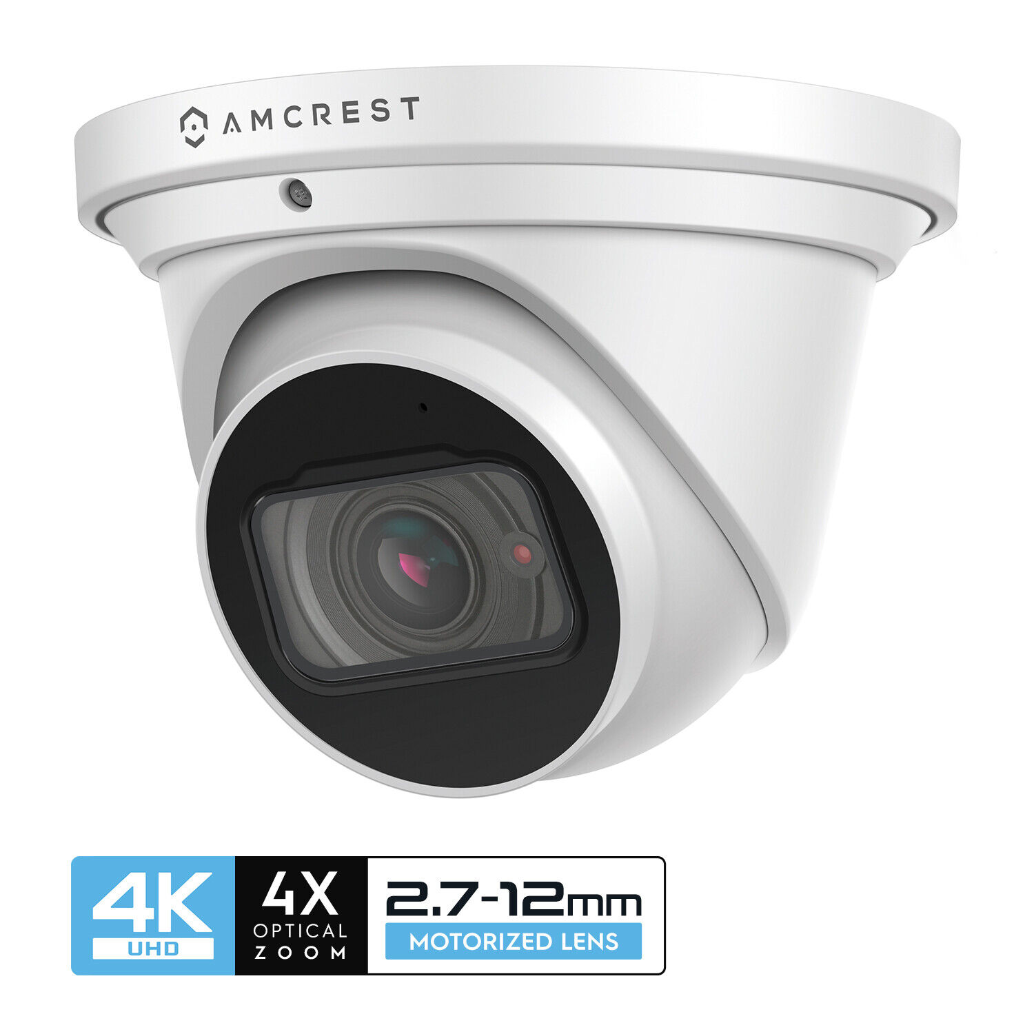 Amcrest 4K PoE Security IP Camera 4X Optical Zoom 8MP Motori
