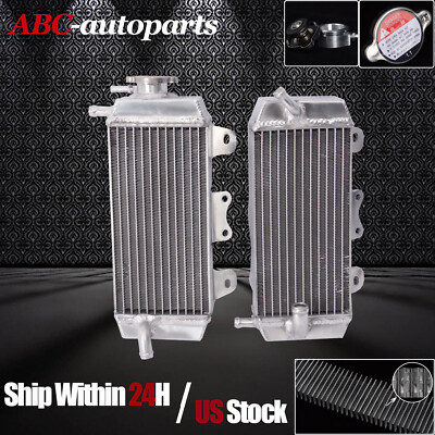 (Left+Right) L+R Radiators Fit 2006 Yamaha YZ250F & 2007-2013 Yamaha WR250F