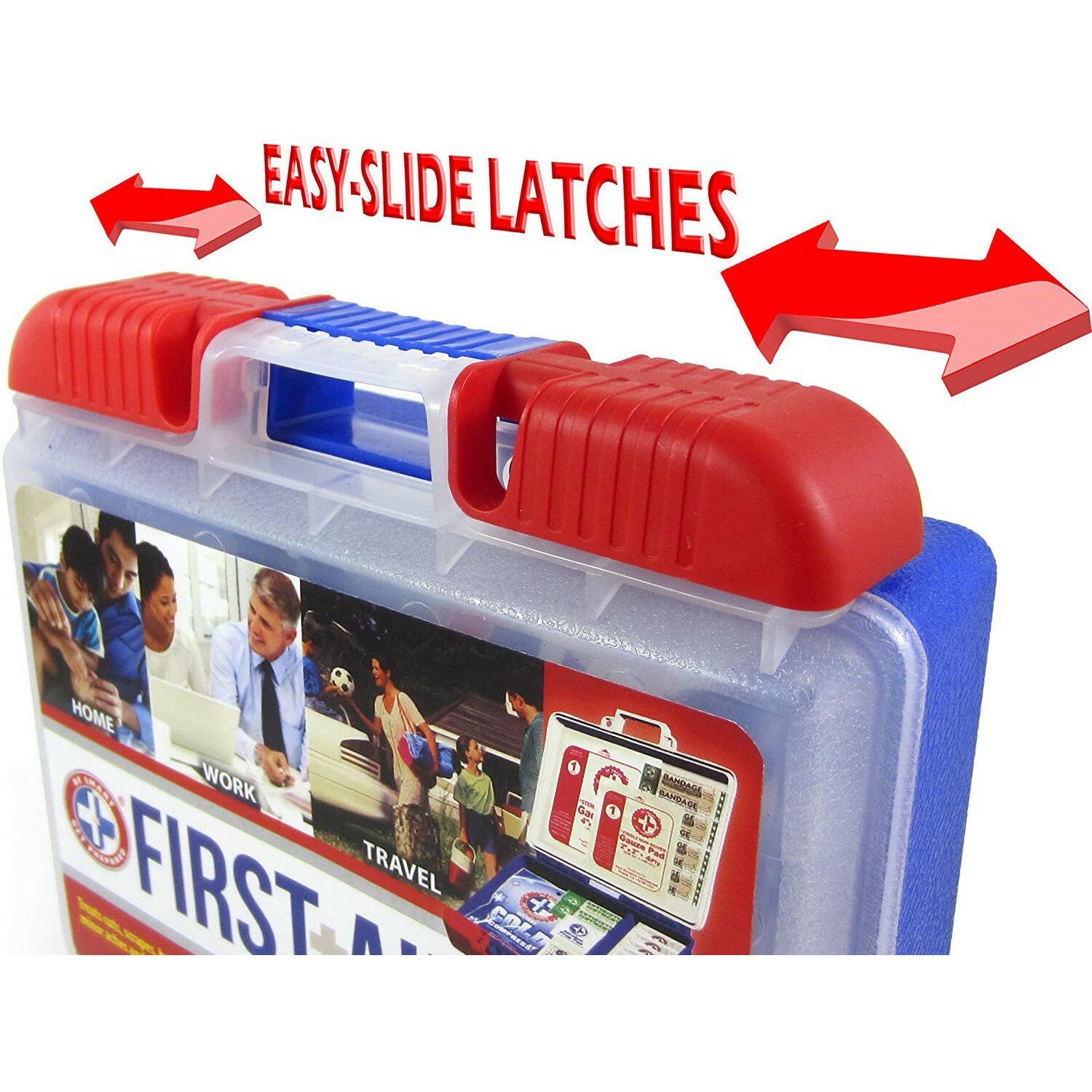 100 Piece First Aid Kit Emergency Medical Survival Bag Travel Home Car Camping