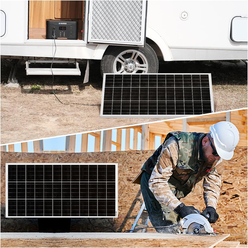 195 Watt 12 Volt Monocrystalline Solar Panel Module off Grid PV Power for Batter
