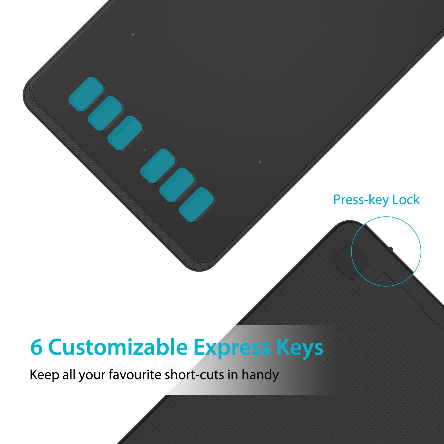 Buy 1，Get 1 Free!  Huion H640P Graphics drawing Tablet Battery free Stylus Pen