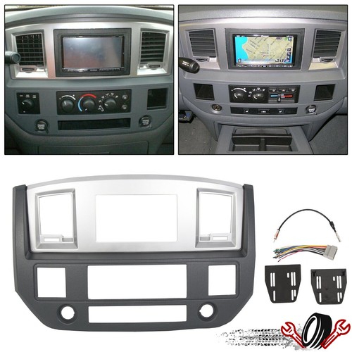 Комплект стереорадио с двойным Din Dash для Dodge Ram 1500 2500 3500 Pickup 2006-2009
