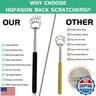 HOFASON 3PCS Back Scratcher, Fathers Day Dad Gifts for Dad/Husband/Grandpa, Christmas Stocking Stuffers for Teens/Men/Women/Adults, Novelty Idea Gifts Bear Claw Back Scratcher for Men/Women