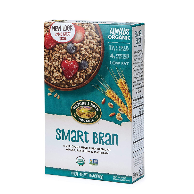 Organic Smart Bran Cereal, 10.6 Ounce, Non-Gmo, 17G Fiber, 4