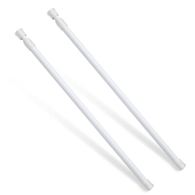 2 Pcs Adjustable Sliding Door Guard Window Lock Bars Security Device for Home