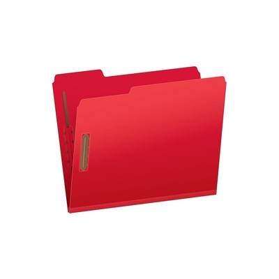 Pendaflex Pressboard Classification Folder 2'' Expansion Letter Size Dark Red