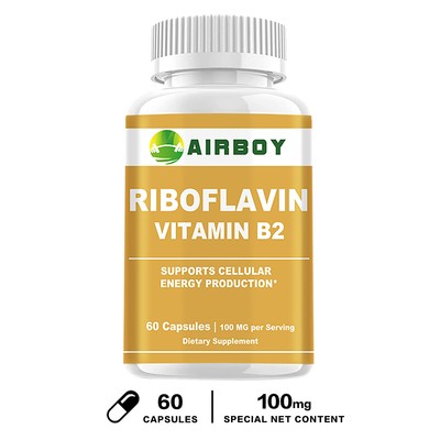 Riboflavin Vitamin B2-Energy,Metabolism Aid,Nervous System Health,Immune Support