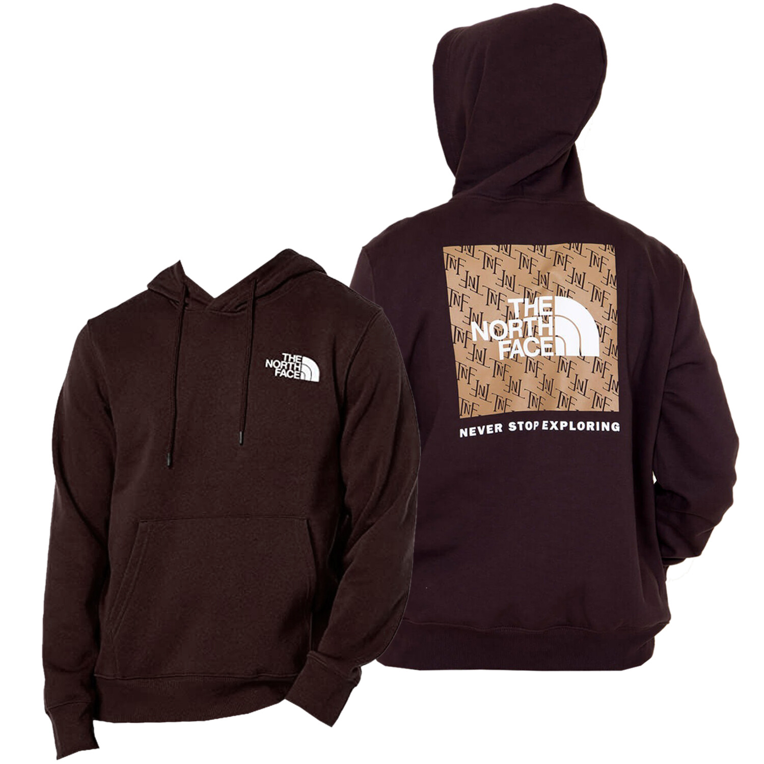 The North Face Mens Box NSE Pullover Hoodie sweater - Coal The North Face Mens Box NSE Pullover Hoodie sweater - Coal