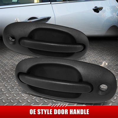 [2ШТ] ДЛЯ 96-00 CARAVON VOYAGER ТЕКСТУРИРОВАННЫЕ РУЧКИ ДЛЯ ОТКРЫВАНИЯ ПЕРЕДНЕЙ ЛЕВОЙ И ПРАВОЙ ДВЕРЕЙ