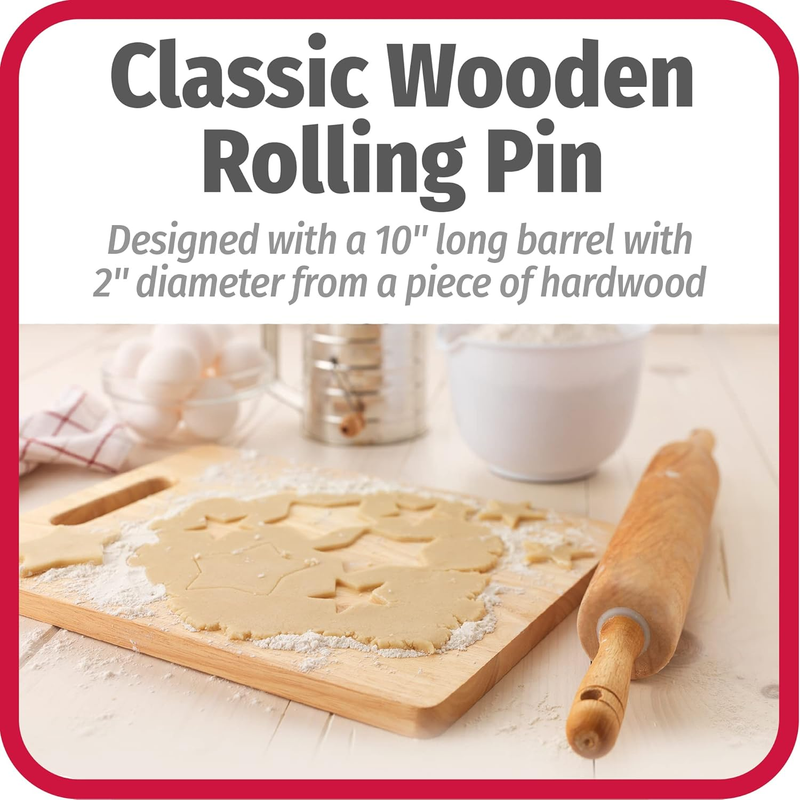 Good Cook Classic Wood Rolling Pin