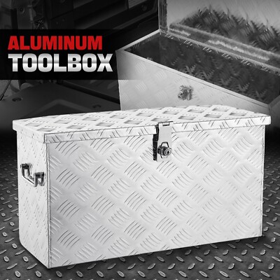 Алюминиевый багажник прицепа-пикап объемом 27 л, ящик для хранения инструментов с боковой ручкой