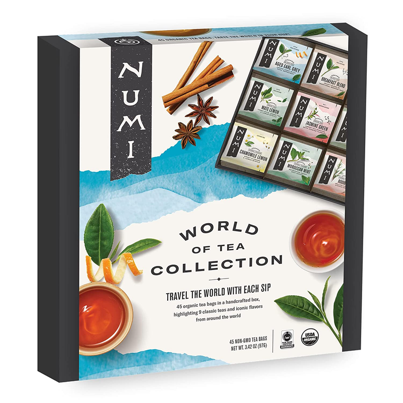 Collection - 45 Tea Bag Gift Set - Black Green Mate Rooibos 