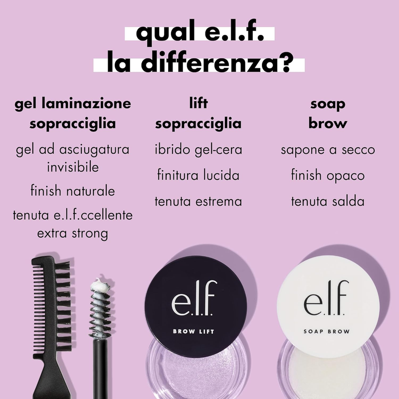 Brow Laminating Gel, Strong-Hold, Clear-Drying & Water-Resistant Brow Gel Create