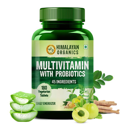 Himalayan Organics Multivitamin With Probiotics 180 Tablets for Men & Women Himalayan Organics Multivitamin With Probiotics 180 Tablets for Men & Women