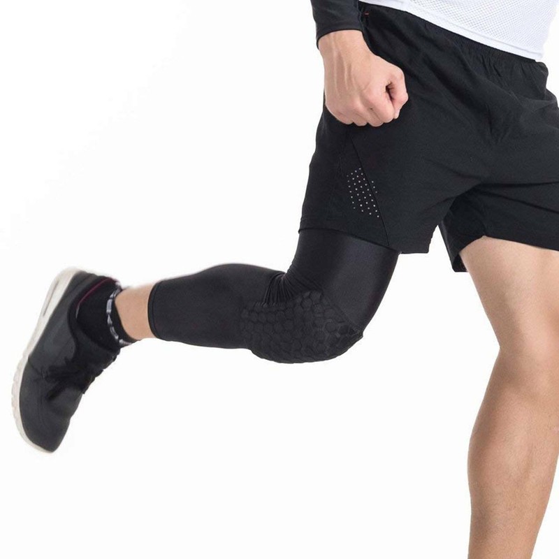 Basketball Knee Pads Kneepad Honeycomb Knee Leg Compression Sleeve Support Guard