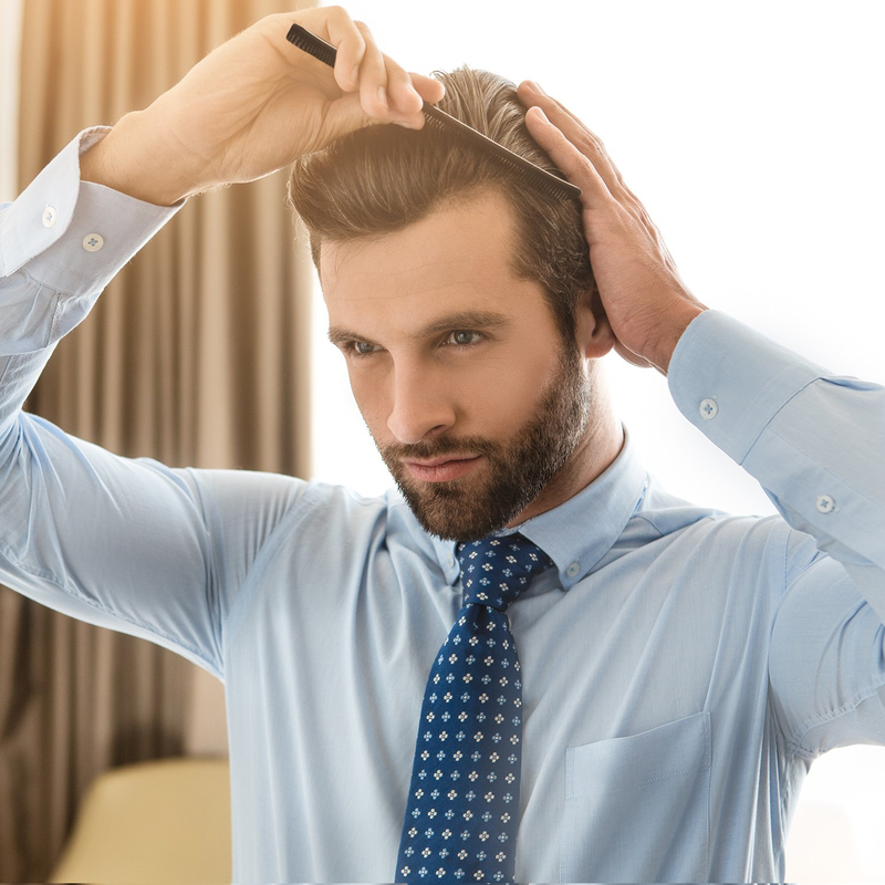 Hestya 36 Pack Hair Comb Bulk 7 Inch Carbon Fiber Cutting Comb All Purpose Combs