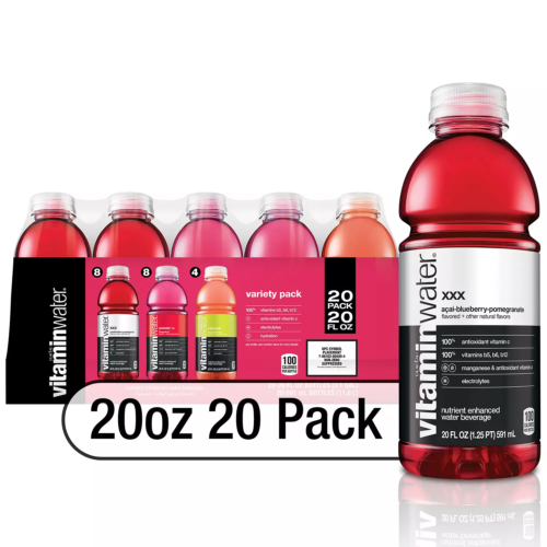 Glaceau Vitaminwater Variety Pack (20oz / 20pk) Fast Delivery NEW
