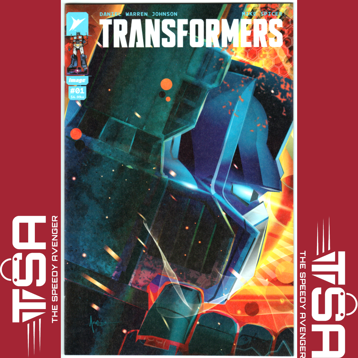 TRANSFORMERS #1 Orlando Arocena 1:10 Incentive Ratio Variant 2023 Image Skybound