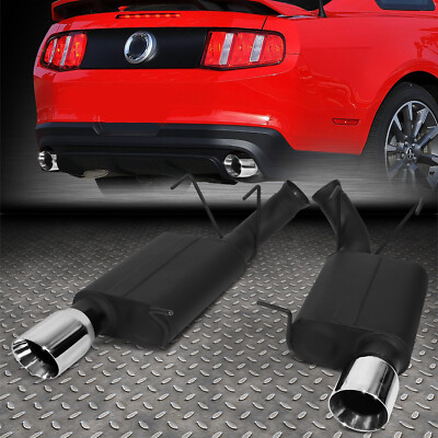 ДЛЯ 11-12 FORD MUSTANG 5,0/5,4 л 3,75 КРУГЛЫЙ НАКОНЕЧНИК ГЛУШИТЕЛЯ ЗАДНЯЯ ОСЬ ВЫХЛОПНОЙ СИСТЕМЫ