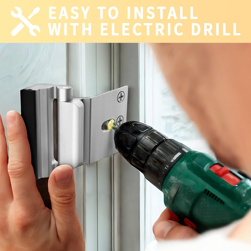 Door Locks for Entry Door, Home Security Childproof Reinforcement Lock for Bedro
