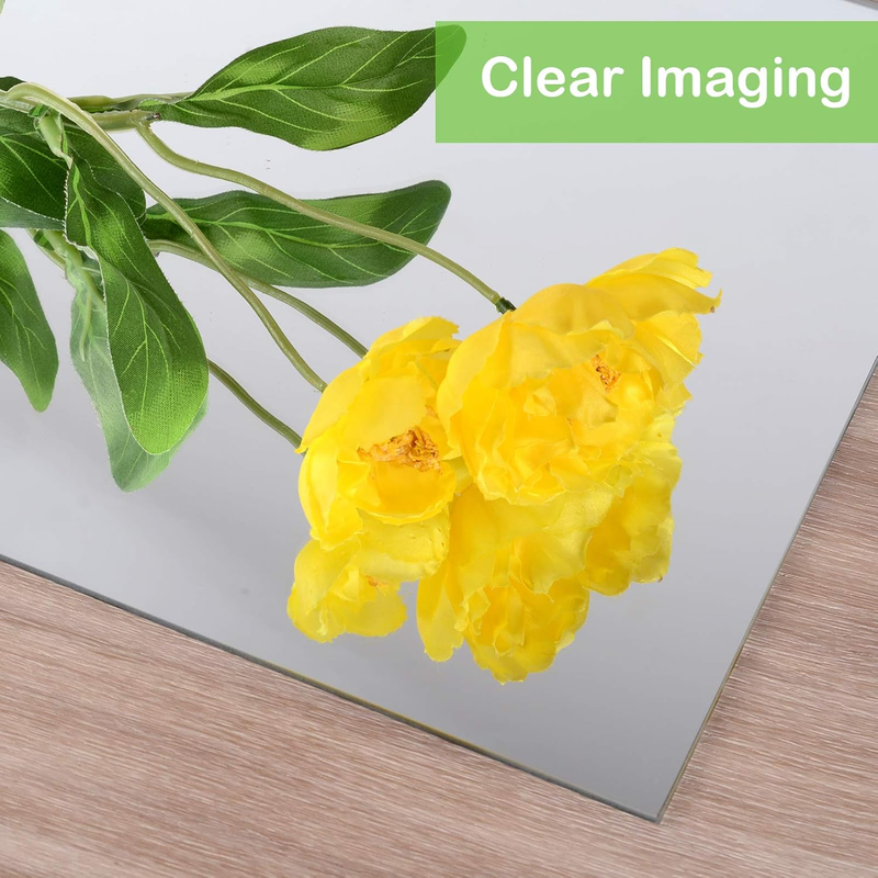 ® Full Length Mirror Tiles, Frameless Wall Mirrors 12 Inches 4 Pieces, Body Long