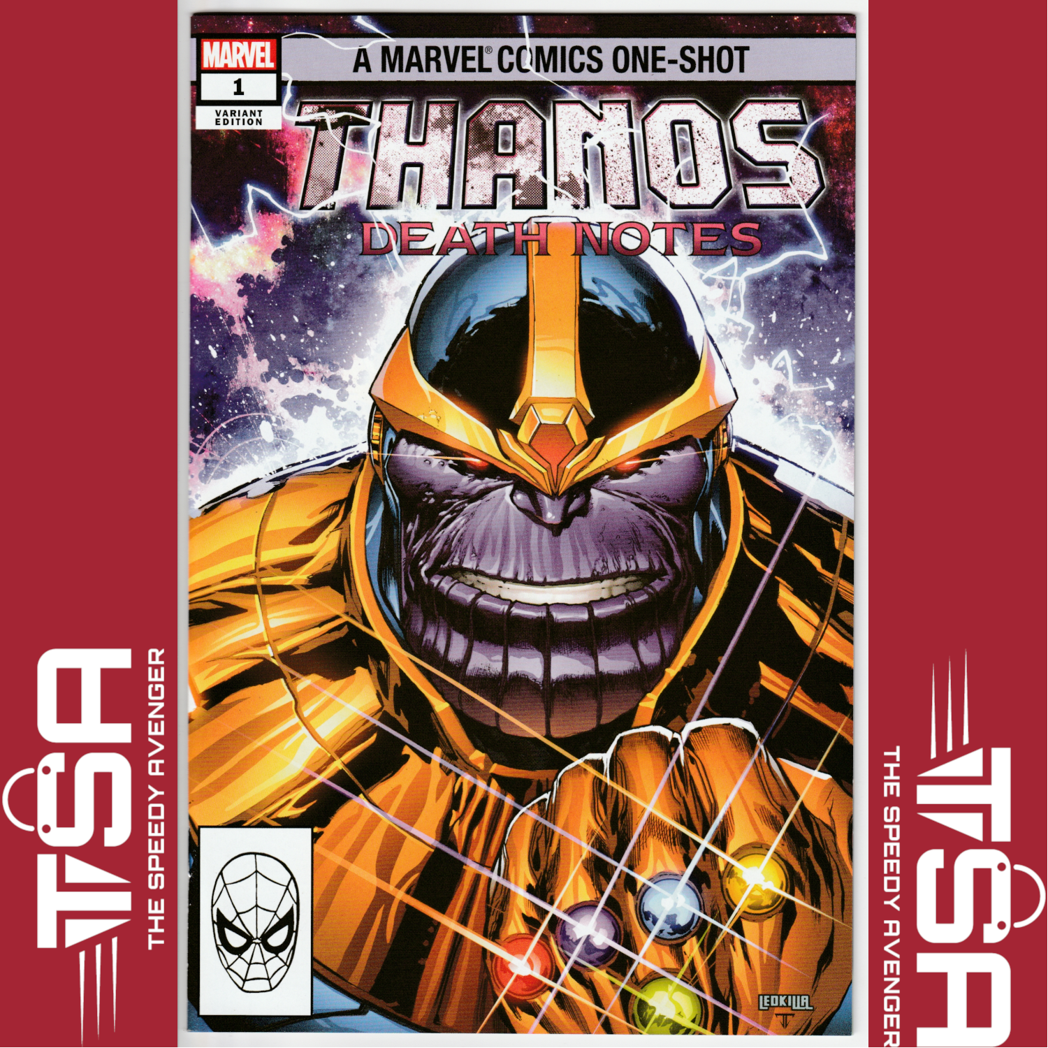 THANOS DEATH NOTES #1 Ken Lashley Ledkilla Trade Variant ComicTom101 Exclusive