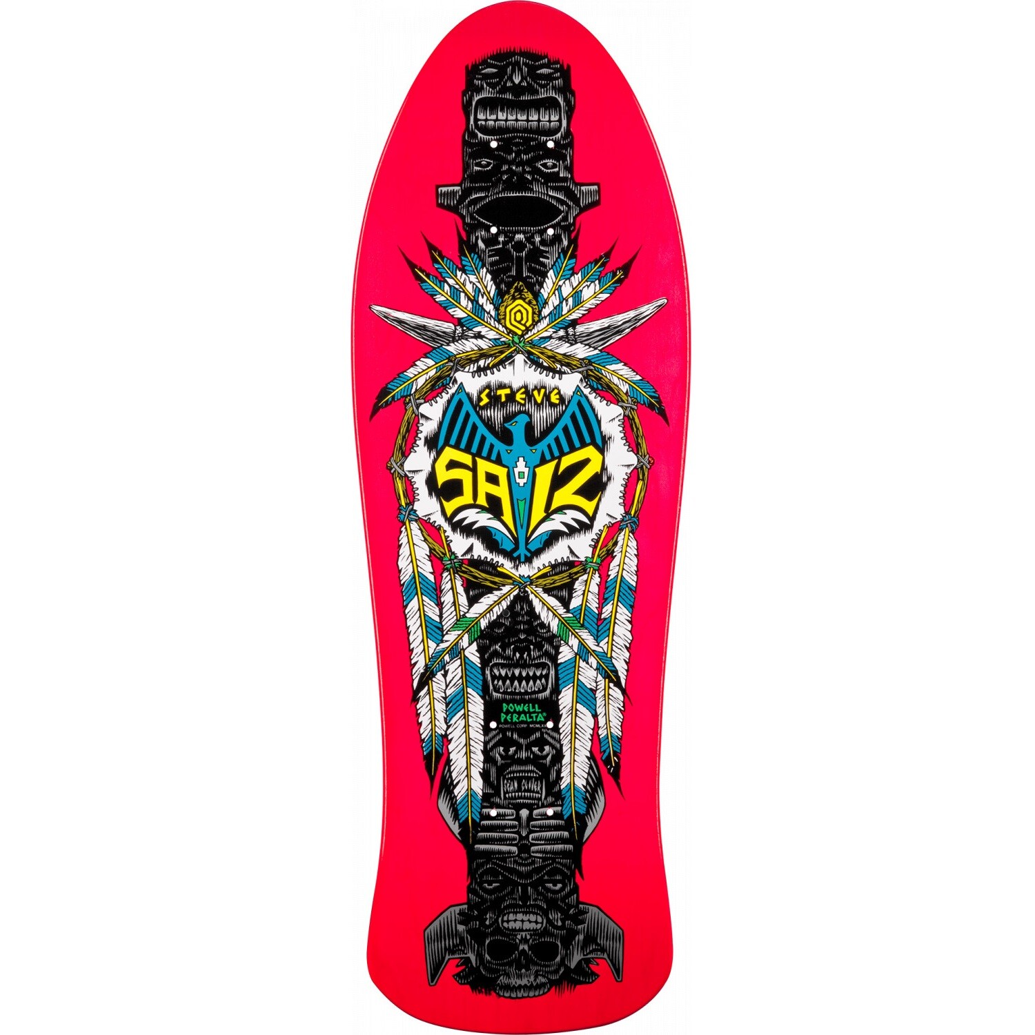 Powell Peralta Steve Saiz Totem Skateboard Deck - 10