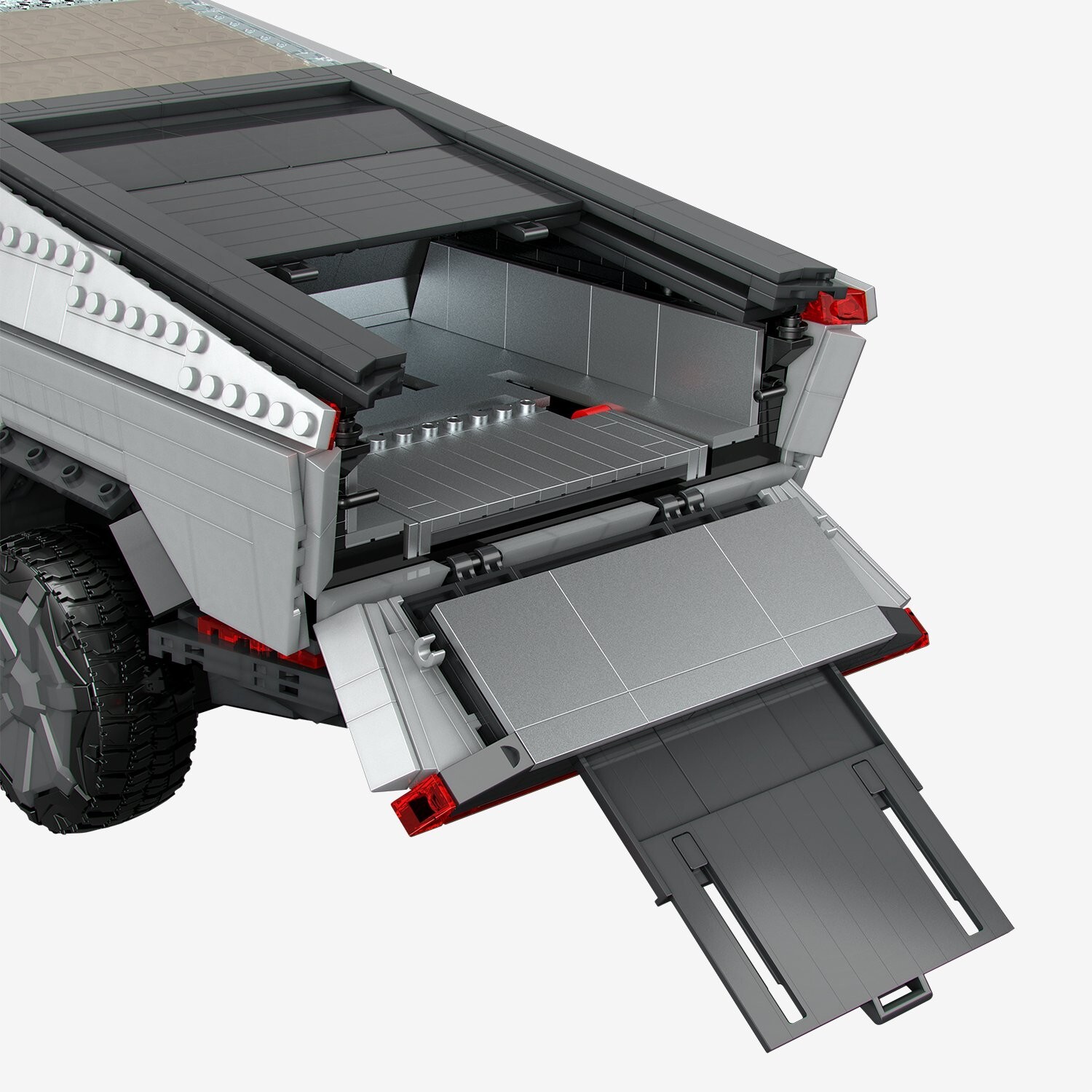 Tesla Cybertruck Building Set 3283 Pieces by Mattel