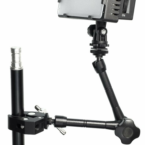 Fomito 11" Inch Articulating Magic Arm+Super Clamp For Camera LCD Monitor Light