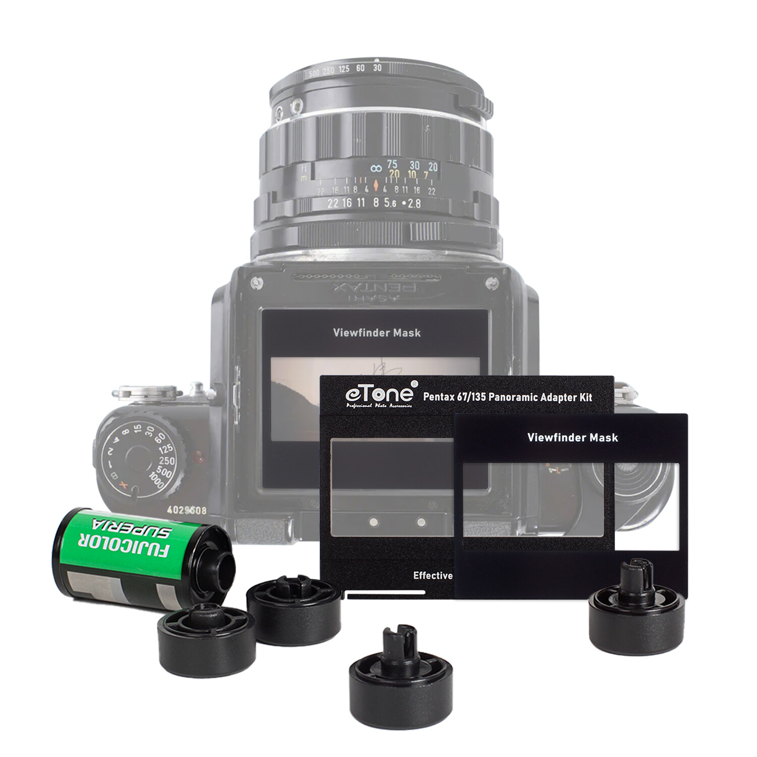Conversion Adapter Kit For Pentax 67 6x7 67II Camera 120 to