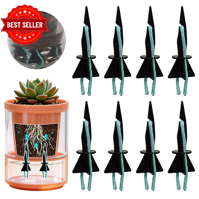 8 Pcs Self Watering Spikes for Indoor Plants, Automatic Watering Stakes