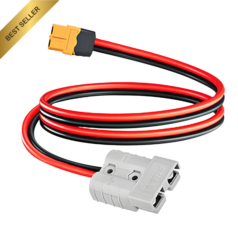 Solar Kits XT60 Adapter Extension Cable, Works with Anderson Connector Cable for
