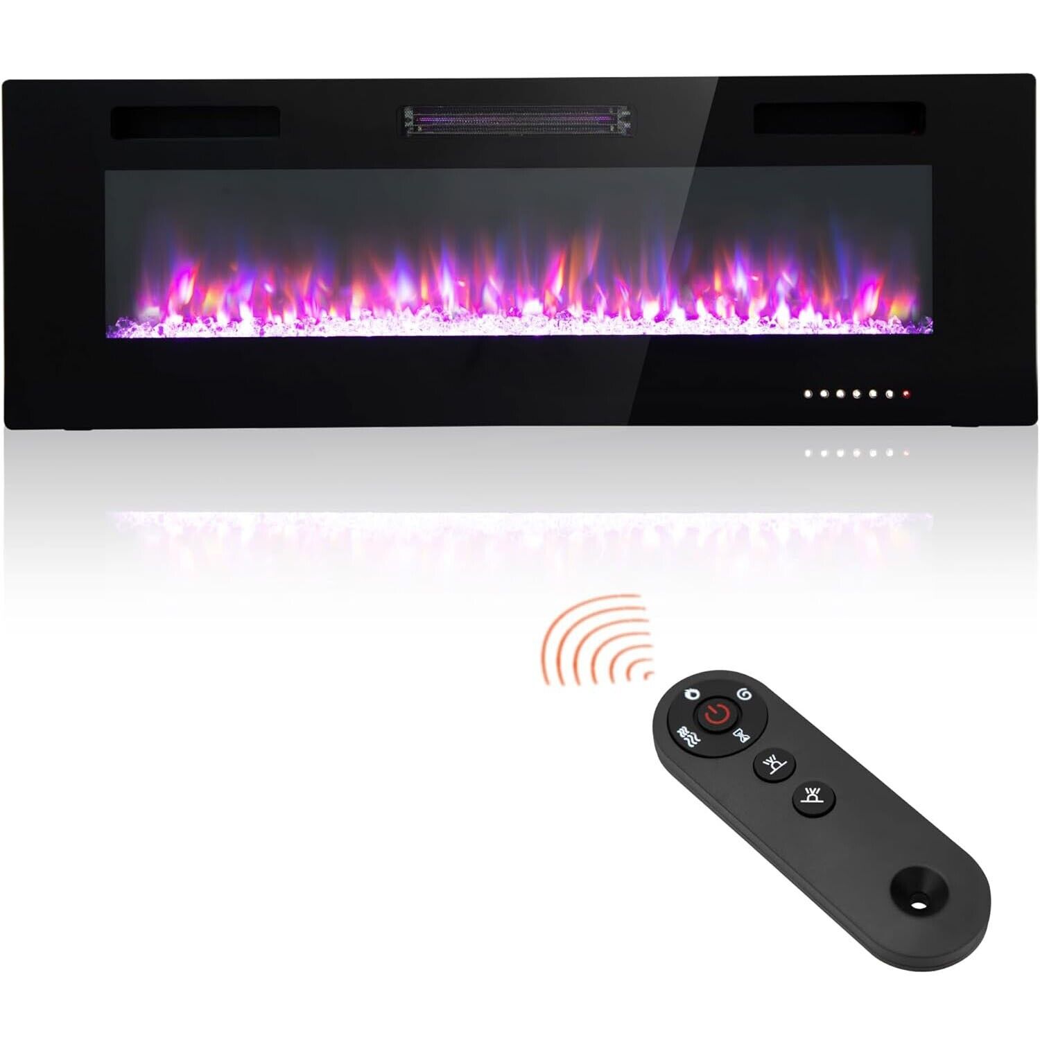 Wall-mounted & Recessed Fireplace Heater