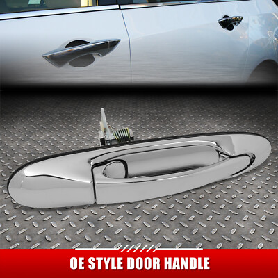 ДЛЯ 01-02 LINCOLN TOWN CAR ХРОМИРОВАННАЯ РУЧКА ДЛЯ ОТКРЫВАНИЯ ПЕРЕДНЕЙ ПРАВОЙ БОКОВОЙ ДВЕРИ без ЗАМОЧНОЙ СКВАЖИНЫ