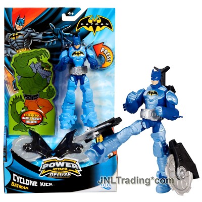 Year 2011 DC Batman Power Attack Deluxe 6 Inch Figure - Cyclone Kick BATMAN