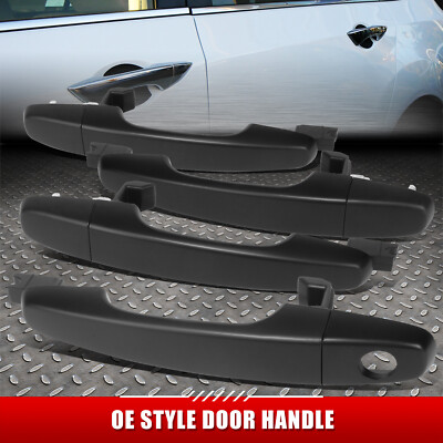 [4ШТ] ДЛЯ 08-09 PONTIAC G8 ЗАГРУНТОВАННЫЕ ПЕРЕДНИЕ ЗАДНИЕ ЛЕВЫЕ И ПРАВЫЕ ДВЕРНЫЕ РУЧКИ