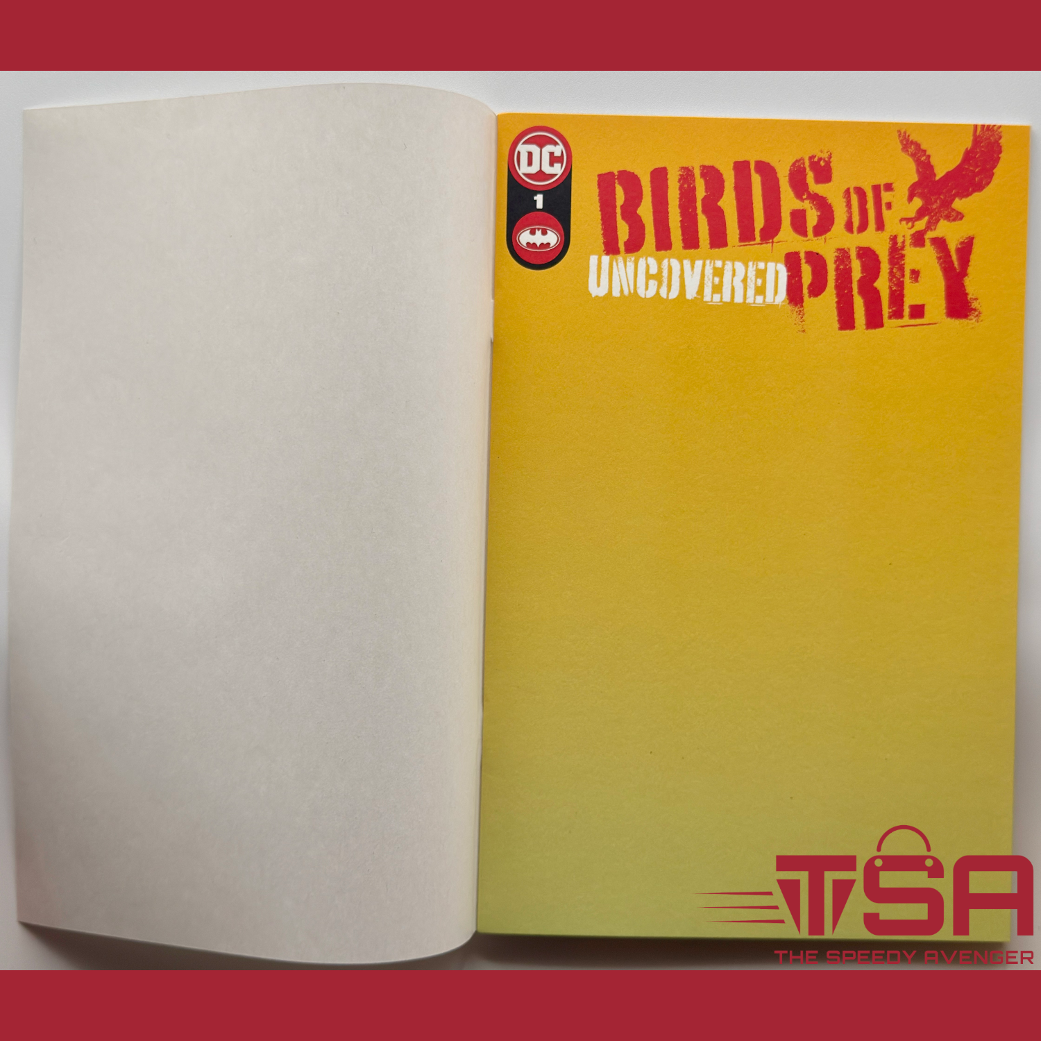 BIRDS OF PREY UNCOVERED #1 Blank Sketch Variant 2023 DC Comics