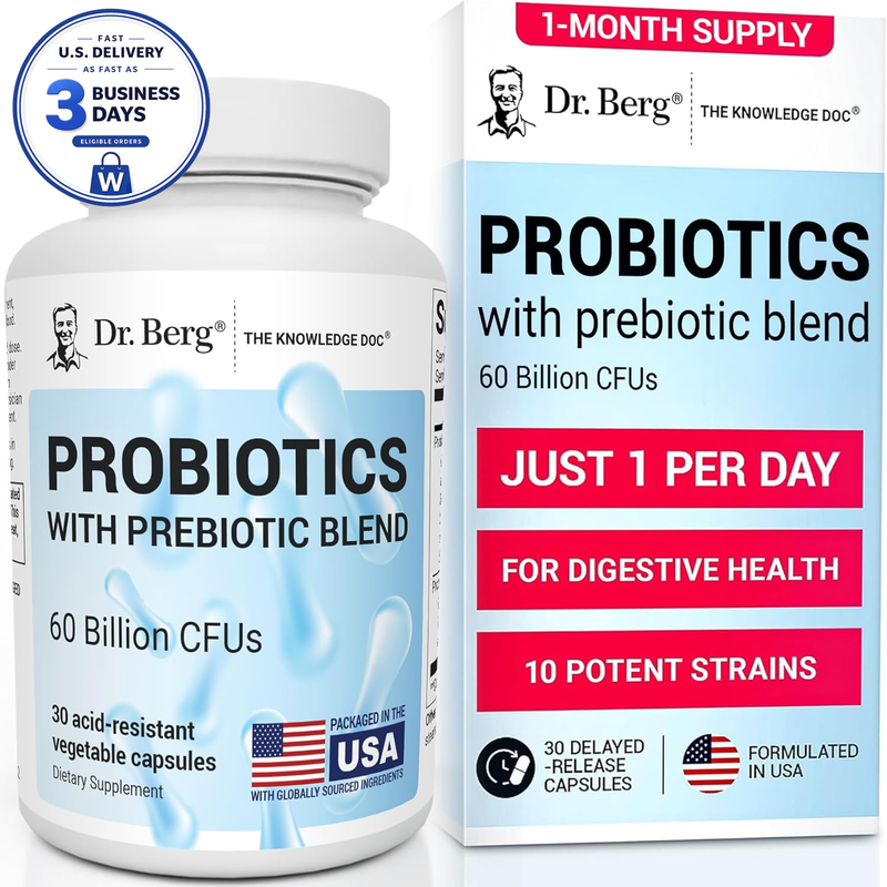 Dr Berg Probiotic Supplement 30 Capsules