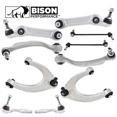 Bison Performance 8pc Front Control Arm Sway Bar Outer Tie Rods Kit For F06 F10