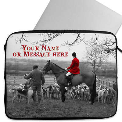 Personalised Laptop Case Horse Tablet Cover Pony Sleeve Universal Bag Gift