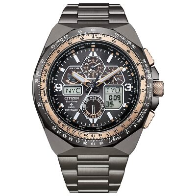 Pre-owned Citizen Promaster Sky Eco-drive Jy8146-54e 35th Anniversary Limited Men Watch